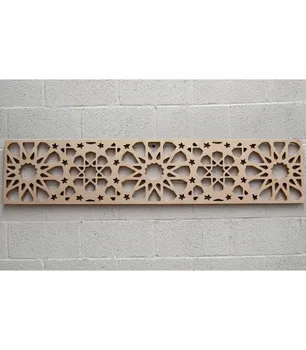 Lattice Wood Bed Headboard - 168 x 36 x 3 cm - Model Samai 
Lattice Wood Bed Headboard - 168 x 36 x 3 cm - Model Samai