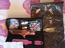 YBLNTEK-Kit profesional de tijeras de peluquería, juego para cortar el cabello, peine, cola, capa, 7/9 unidades