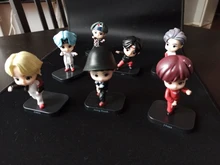 Caliente 7 unids/lote 4G 5G 6G 7G pequeña TAN figura de acción Bangtan niños juguetes modelo de grupo de estrella KPOP superior diversiones A.R.M.Y de PVC de regalo de cumpleaños