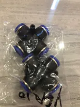 Conector neumático para tubo de aire y agua, acoplador rápido de 4mm, 6mm, 8mm, 10mm, 12mm, PU PY PK