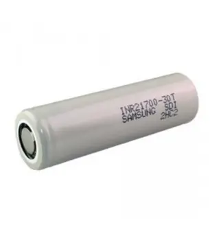 SAMSUNG BATTERY 21700 30T 3000MAH 35A - SAMSUNG 
SAMSUNG BATTERY 21700 30T 3000MAH 35A - SAMSUNG