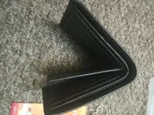 Cartera corta de piel sintética para Hombre, tarjetero, Masculina, Portafoglio, Uomo