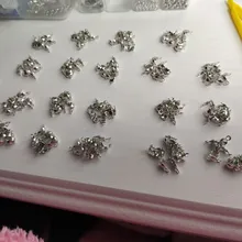 Lote de conectores de cadena de bolas de 4x7mm, piezas de conector para joyería DIY, 200 unids/lote