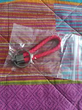LLavero de cuero trenzado de PU para hombre y mujer, 1 Uds. De cuerda tejida, bolsa de bricolaje, colgante, soporte para llavero, llavero de trinquete de coche, llavero