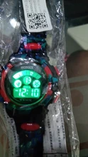 HONHX-relojes digitales multifunción para niños, pulsera electrónica de camuflaje para deportes al aire libre, 20 x