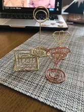 Clip de foto de corazón para boda de 4 estilos, soporte de mesa para números, decoración de escritorio, soporte de Metal para tarjetas, suministros de fiesta