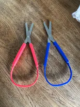 Tijeras de bucle para niños, adolescentes y adultos, Mini tijera de agarre fácil, diseño adaptable, corte para manos pequeñas, 8 pulgadas