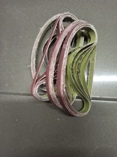 10 unids/set * 330*10mm banda de lijado 40-800 sémola papel lija abrasivo bandas para lijadora cinturón de herramienta abrasiva de madera Metal blando pulido