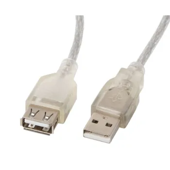 Cable alargador usb lanberg ca-usbe-12cc-0018-tr - conectores a-macho a-hembra - ferrita - transparente - 1.8 metros
Cable alargador usb lanberg ca-usbe-12cc-0018-tr - conectores a-macho a-hembra - ferrita - transparente - 1.8 metros