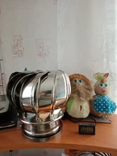 Ventilador de techo de acero inoxidable 304, turbinas eólicas, ventilación de aire, ventilador de ático de 110mm, 150mm, 200mm