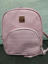 Mochila De mujer con diseño de cocodrilo, Color sólido, informal, mochilas escolares, gran calidad, exquisita, bonita mochila para chica