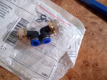 PL pneumatic connector 4mm-12mm hose OD 1/8 1/4 3/8 1/2 male pneumatic thread tube