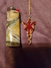 Arwen-anillo de la película clásica, Arwen Evenstar, colgante de película, joyería de cristal, estrella de Crepúsculo, pendiente de Torque, Erkek kolye