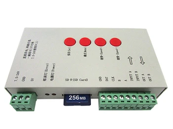 Chip tuning SPI Magic Color Led RGB Controller T1000S with SD IC WS2801 WS2811 WS2812 WS2803 LPD8806 LPD8809 LPD6803 TM1803
Chip tuning SPI Magic Color Led RGB Controller T1000S with SD IC WS2801 WS2811 WS2812 WS2803 LPD8806 LPD8809 LPD6803 TM1803