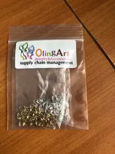 OlingArt-Tubo de posicionamiento en forma de U de cobre de alta calidad, engarce de varias cuerdas, fabricación de joyería, 4MM, 60 uds.