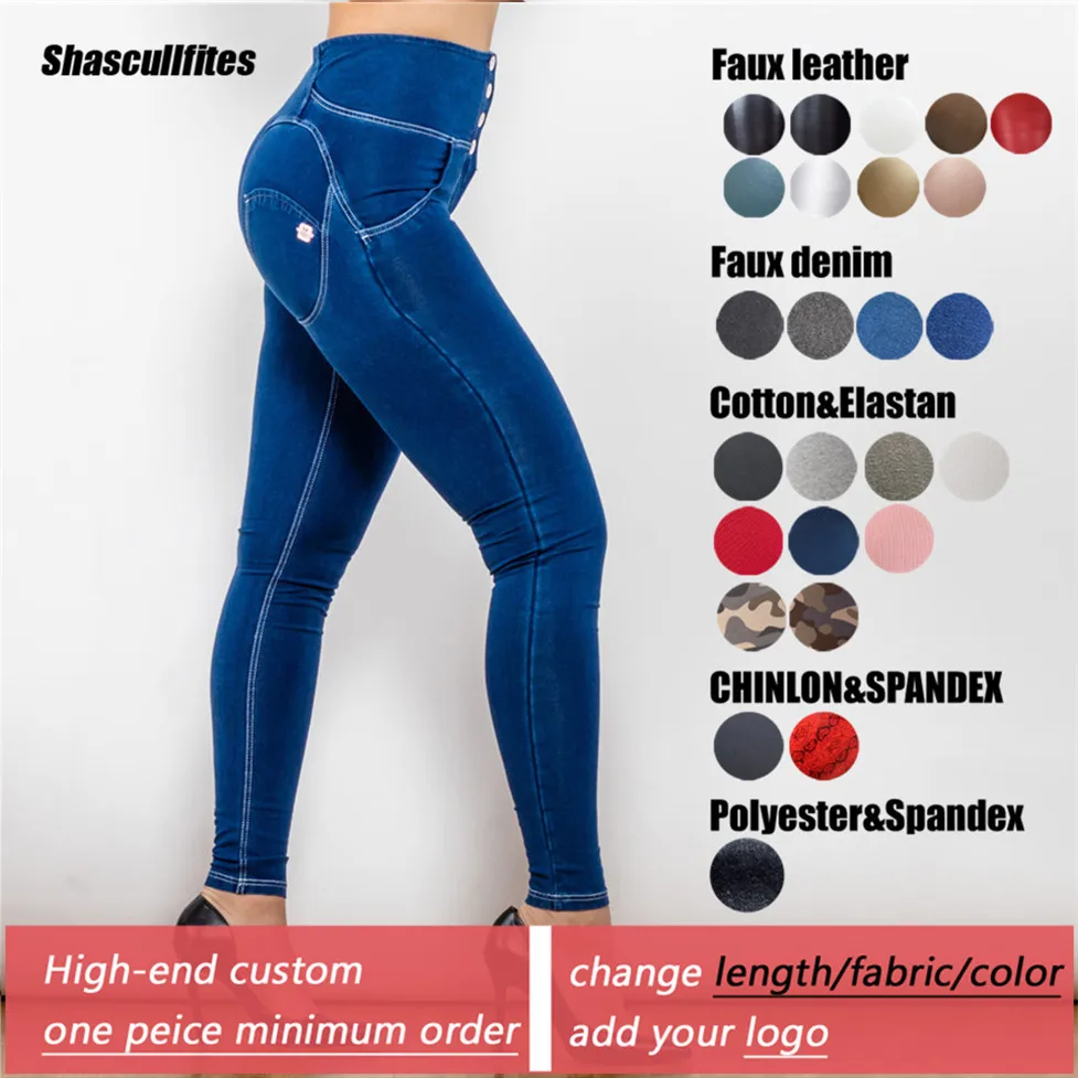 Shascullfites Tailored Peach Hip High Waist Rise Denim With Buttons Stretchy Skinny Slim-Fit Jeans Custom Logo
Shascullfites Tailored Peach Hip High Waist Rise Denim With Buttons Stretchy Skinny Slim-Fit Jeans Custom Logo