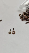 Accesorios de joyería para hacer joyas, mini alfileres con ojales pequeños, 200 unidades, ganchos con ojal, ojales, tornillo roscado, cierres dorados, DIY