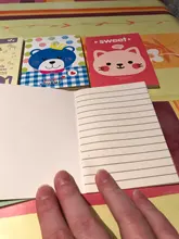 Mini cuaderno de papelería de Corea para niños, libreta pequeña portátil de dibujos animados, Bloc de notas para estudiantes, 5 unids/lote