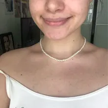 Collar de perlas Vintage para mujer, cadena elegante, accesorios Retro, combina con todo, de estilo urbano