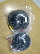 ESCAM-Cámara de seguridad con video, sistema de grabación con cable de vídeo DC, cable de seguridad BNC de 10-60M CCTV DVR