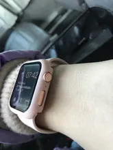 Cristal + Fundas para Apple Watch Series SE 654321, Protector de pantalla de parachoques completo + Accesorios de cubierta, 44mm, 40mm, 42mm, 38mm, 360