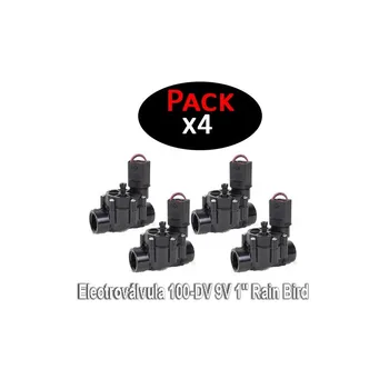 Solenoid 100-DV 9V 1 "Rain Bird (Pack 4 Units) | Used in irrigation fittings with programmers to Battery.
Solenoid 100-DV 9V 1 "Rain Bird (Pack 4 Units) | Used in irrigation fittings with programmers to Battery.