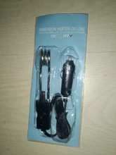 Mini calentador de agua eléctrico para coche, Caldera de agua caliente portátil de inmersión instantánea de 12V/24V