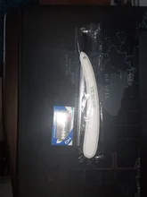 1 hombres recto borde para peluquería Razors plegable de afeitar cuchillo herramientas de depilación con 10 Uds cuchillas