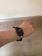 Scrunchie correa de reloj Apple watch banda 40mm 44mm 42mm 38mm 42mm nailon elástico Solo lazo pulsera brazalete de la serie 6 5 4 3 se banda