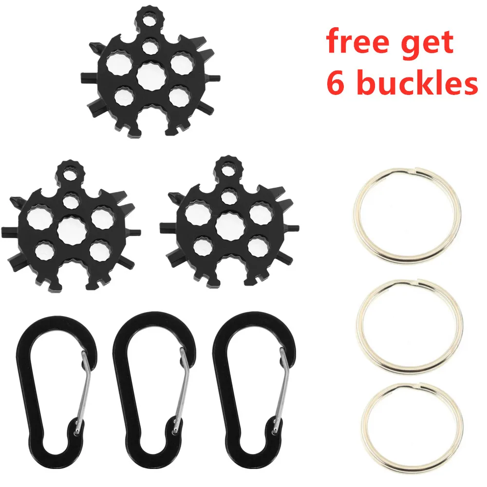 20 in 1 Snowflake Multifunction Wrench EDC Keychain Spanner Bottle Opener Screwdriver Screwdriver Tactical Tool Camping Hunting
20 in 1 Snowflake Multifunction Wrench EDC Keychain Spanner Bottle Opener Screwdriver Screwdriver Tactical Tool Camping Hunting