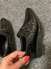 MudiPanda-zapatos de vestir formales para niños y niñas, zapatillas puntiagudas de estilo británico, para espectáculos de moda, color negro, para otoño, 2020