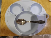 Platos tipo tazón alimentación de bebé, plato de silicona integrado para niños, platos de Silicagel para bebés