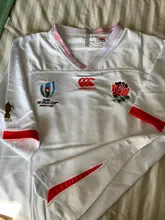 Chaqueta de Rugby inglesa para casa, réplica, camiseta de entrenamiento, Camiseta deportiva, S-5XL, novedad de 2020/2021