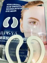 Ilisya-Parche ocular con microagujas para eliminación de arrugas finas, ácido hialurónico, máscara para ojos, ojeras, hinchazón