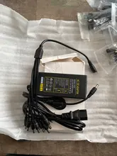 Escam-Adaptador de fuente de alimentación DC 12V 5A, 8 cables de alimentación divididos para cámara de seguridad CCTV DVR analógicos AHD TVI CVI, sistemas de cámara DVR