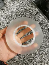 Cinta nano transparente sin marcado, cinta de doble cara, cinta impermeable reutilizable, pegatina de baño, cinta de pegamento mágica doble