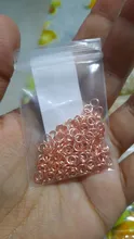 Lote de anillos abiertos de 3-20mm, 50-200 unids/lote, conectores de anillos partidos de oro rosa para DIY, joyería, accesorios Diy