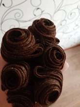 Ídolo de moda Afro Pelo Rizado paquetes de extensiones de cabello sintético 24-28 pulgadas 6 unids/lote Rubio degradado teje el pelo para las mujeres negras