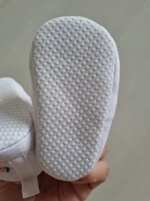 Zapatos de encaje bordado floral blanco para niña, zapatos blandos para antes de caminar, calzado para niño pequeño para primeros pasos