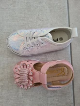 Bebés, niños, sandalias luminosas con luz LED de flores zapatos brillantes de suela blanda para niñas sandalias para bebés