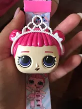 LOL dolls-Relojes de pulsera con proyección 3D para niños, pulsera Digital de silicona con dibujos animados, regalo de figuras de Anime