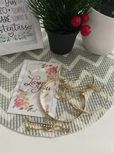 Modyle-Conjunto de pulseras de Metal bohemias para mujer, brazaletes Vintage Punk, Color dorado Simple, regalo de joyería