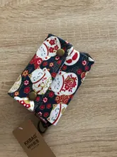 Mini billeteras con estampado de lona para mujer, bolsas pequeñas para niños, monedero, carteras femeninas para niñas y niños