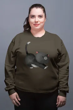 Angemiel Wear Stretches Sweet Cat Green Women Sweatshirts
Angemiel Wear Stretches Sweet Cat Green Women Sweatshirts