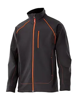 Velilla 206001/C0-19/TL-unisex high neck jacket, soft shell, size L, color black and orange fluorine, zipper closure
Velilla 206001/C0-19/TL-unisex high neck jacket, soft shell, size L, color black and orange fluorine, zipper closure