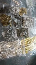 100 Uds Pines de Metal Búsqueda de joyería hacer componentes de muchos estilos Headpins Eyepins Ballpins para DIY pulseras de perlas