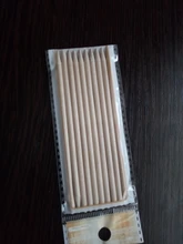 Quitacutículas de madera para uñas, removedor de diamantes de imitación portátil de doble cabeza, decoración de cutículas, 10/20/50/100 Uds.