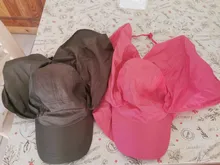 Visor Unisex sombreros de Sun Protector gorra de protección UV cubrir cuello y rostro sol protección deporte al aire libre senderismo pesca sombreros