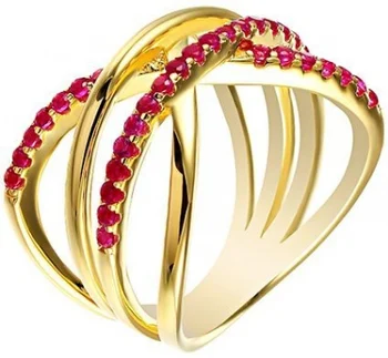 Jay VI ring with cubic zirconia silver with gilding
Jay VI ring with cubic zirconia silver with gilding