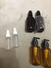 Lotion Shampoo Liquid-Soap Shower-Gel-Bottles Bottling Brown Transparent 100ML-500ML
